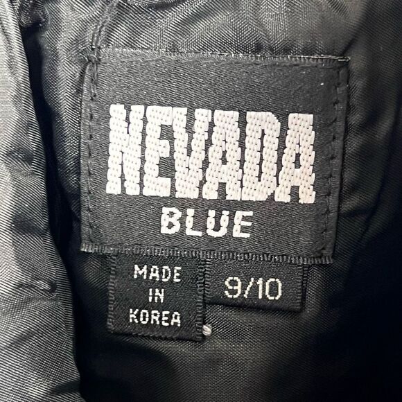 Nevada Blue Vintage Leather Pants **SEE PICS AND DESCRIPTION ** - Picture 8 of 11